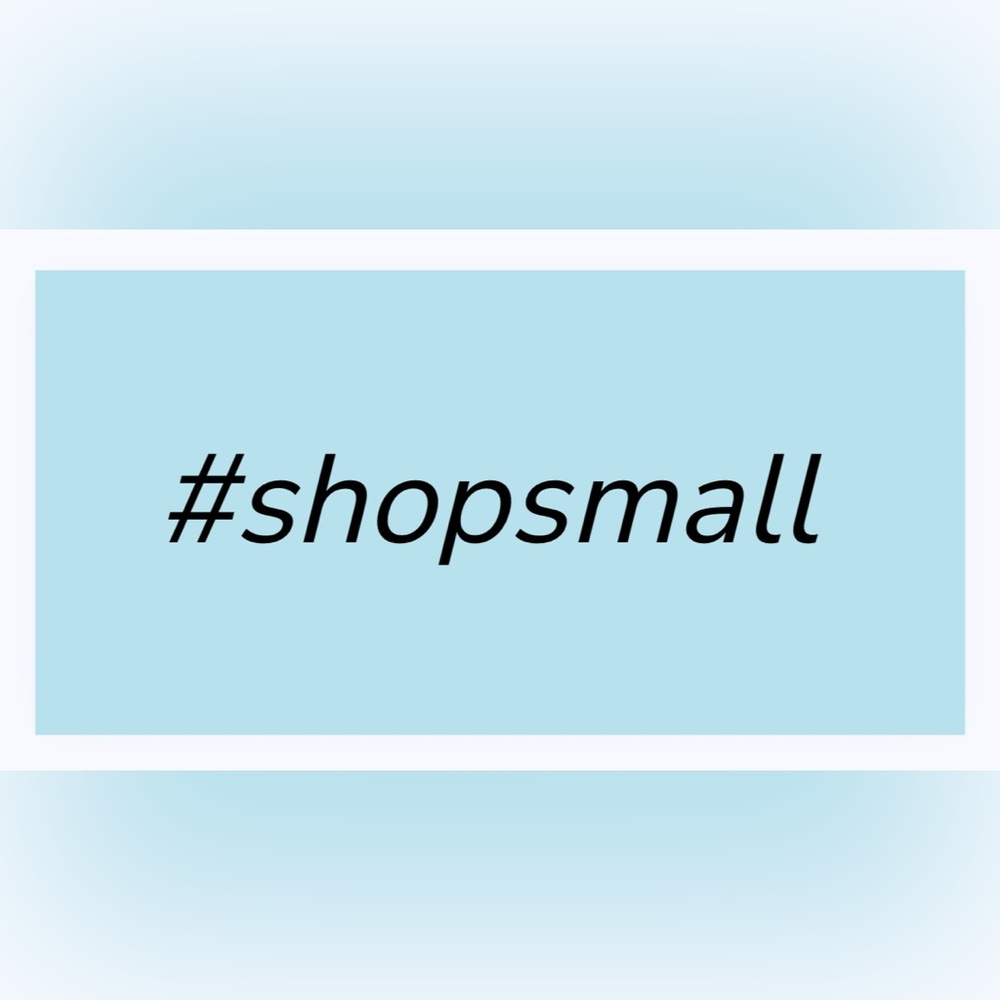 30 STICKERS - 2” x 1” - #SHOPSMALL